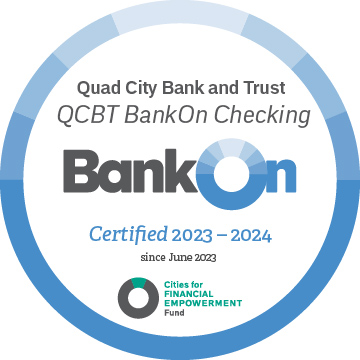 Quad city bank and trust qcbt bankon checking